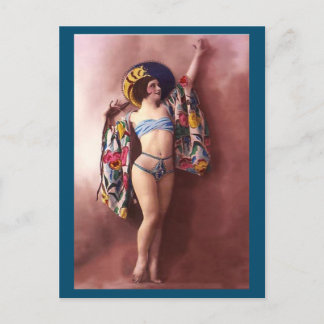 Fransk Risqué-Vintage, foto Vykort