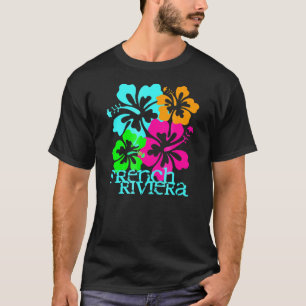 Fransk Riviera Beach Tropical Travel Surfa T Shirt