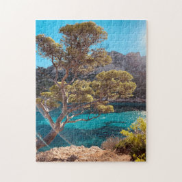 Fransk Riviera i Marseill Frankrike Pussel