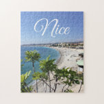 Fransk Riviera i Nice Frankrike  Pussel<br><div class="desc">Vy över Fransken Riviera i Nice Frankrike Puzzle</div>