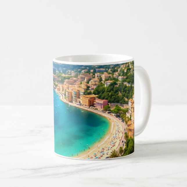 Fransk Riviera Summer Kaffemugg (Framsida höger)