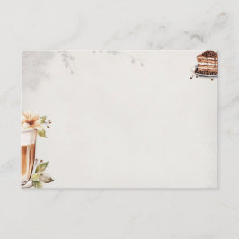 Fransk Roast Basic Blank Recification Card Tilläggskort