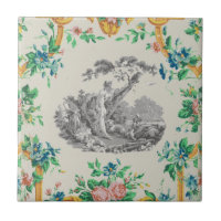 Fransk Rococo François Boucher Vignette Mönster