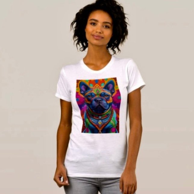 Fransk rolig födelsedagsfantasi  t shirt (Comfy tri-blend women’s tee feminine fit, scoop neck, short sleeves, relaxed fit.  
)