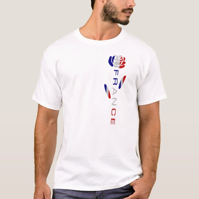 Fransk Rosflagga Tee (Framsida)