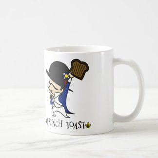 Fransk rostat bröd kaffemugg