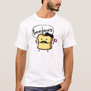Fransk rostat bröd t shirt