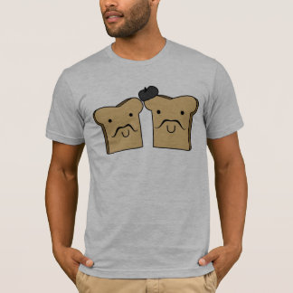 Fransk rostat brödutslagsplats tee