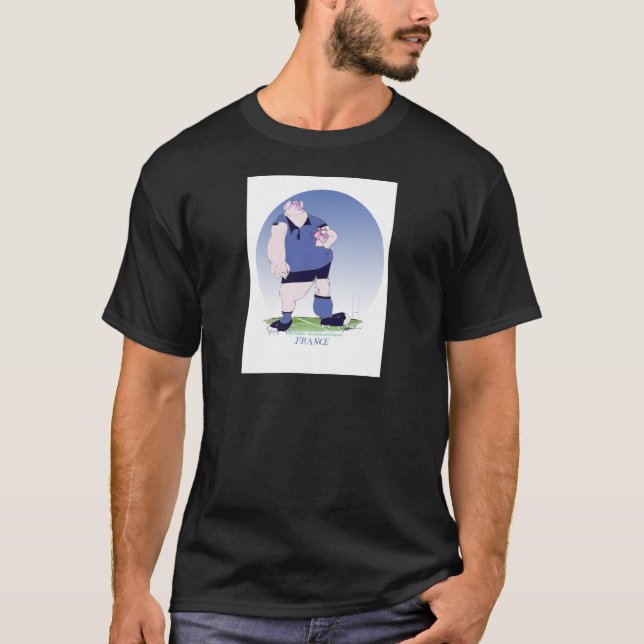 fransk rugbyspelare, tony fernandes t shirt (Framsida)