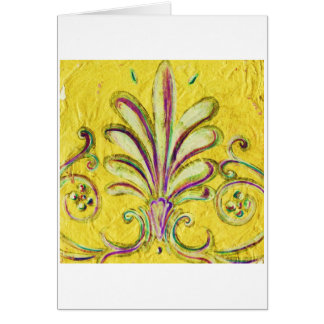 FRANSK RULLA HÄLSNINGSKORT