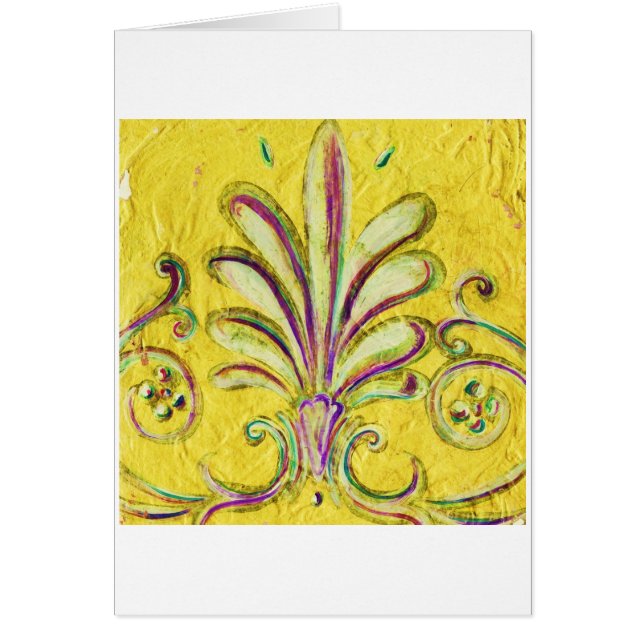 FRANSK RULLA HÄLSNINGSKORT (Framsidan)