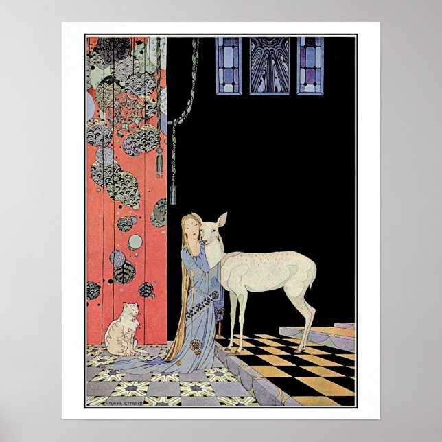Fransk sagor: Blondine och Bonne-Biche Poster (Framsidan)