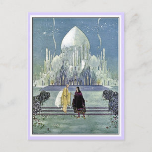 Fransk sagor: Princess och Prince Charming Vykort
