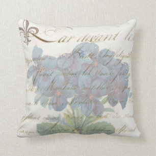 Fransk skrivar vanlig hortensia marknadsför stil kudde