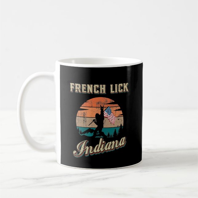 Fransk Slicka Indiana Kaffemugg (Vänster)