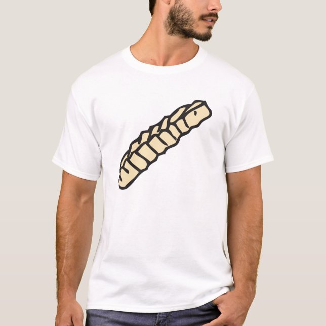 Fransk småfiskskjorta t-shirt (Framsida)