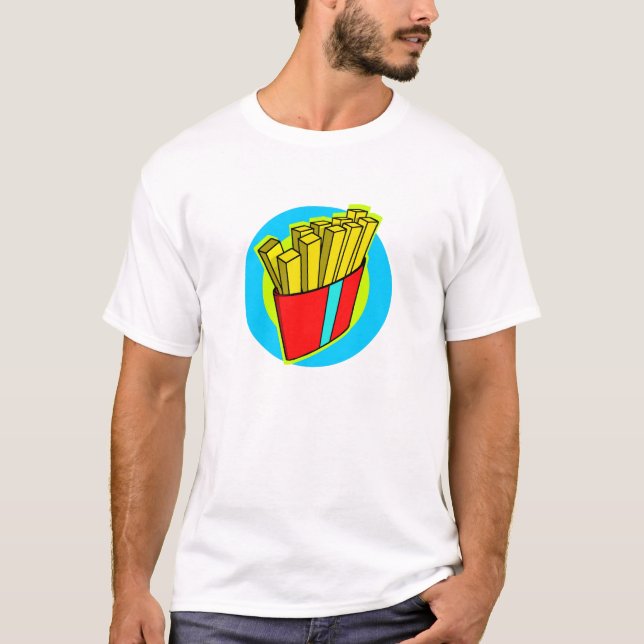 FRANSK SMÅFISKutslagsplats T-shirt (Framsida)