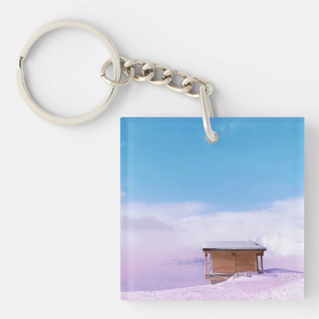 Fransk Snö Mountain Hut (Framsidan)
