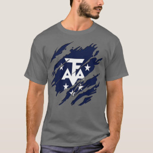 Fransk söderut och Antartic-mark T Shirt