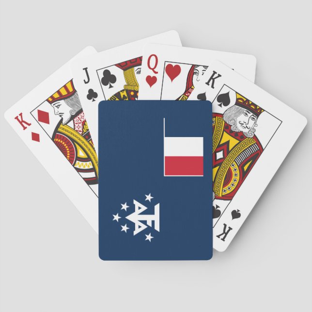 Fransk Södra Antarktis Casinokort (Baksidan)