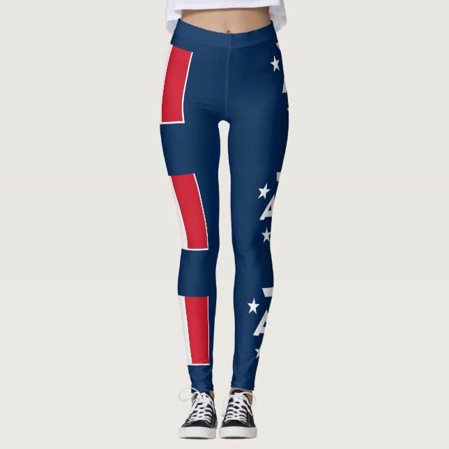 Fransk Södra Antarktis Leggings (Framsida)