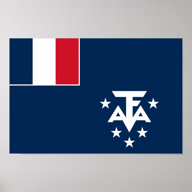 Fransk Södra Antarktis Poster (Framsidan)