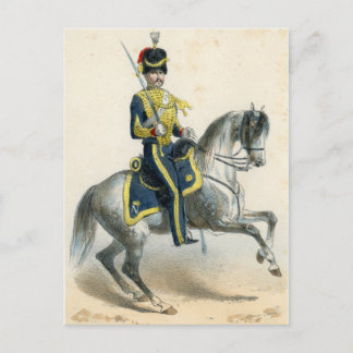Fransk soldater från 1800-talet vykort