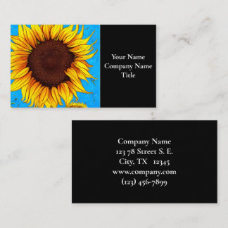 Fransk Solros Visitkort