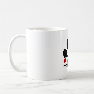 Fransk Spanska Hund Paw Skriv ut Kaffemugg