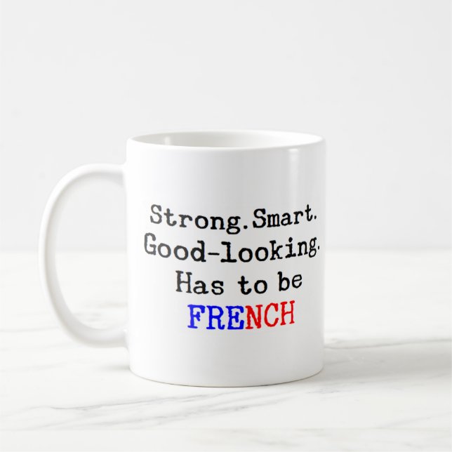 fransk stark kaffemugg (Vänster)