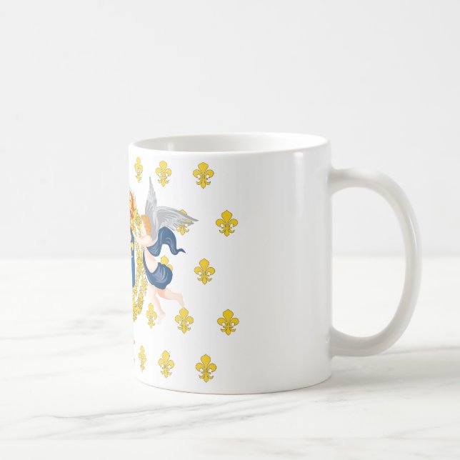 Fransk statlig flagga (1632-1790) kaffemugg (Höger)