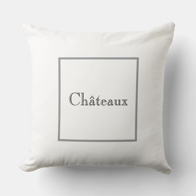 Fransk stil Chateaux kudde (Framsida)