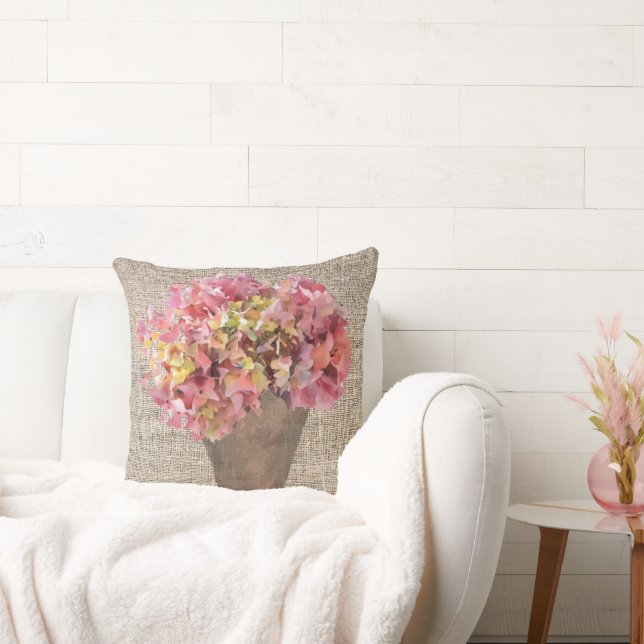 Fransk Stil Hortensia Dekorativ kudde (Soffa)