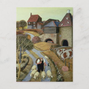 Fransk Street Farm Vykort