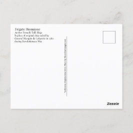 Fransk Tallship Hermione Vykort
