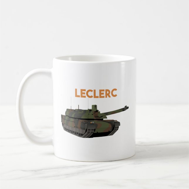 Fransk Tank Leclerc Kaffemugg (Vänster)