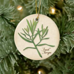 Fransk Tarragon Herb Ornament