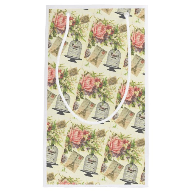 Fransk Themme Vintage Paris Gift Bag (Framsidan)