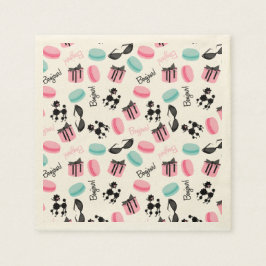Fransk ThLED Napkins Pappersservett