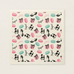 Fransk ThLED Napkins Pappersservett