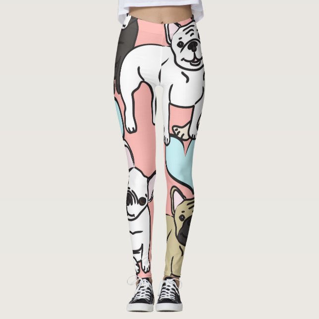 Fransk-tjurar Leggings (Framsida)