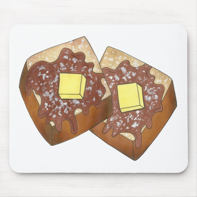 Fransk Toast Butter and Syrup Middag Breakfast Foo Musmatta (Framsidan)
