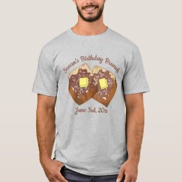Fransk Toast Butter and Syrup Middag Breakfast Foo T Shirt