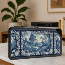Fransk Toile De Jouy Pastoral Rustik Lantlig Tema