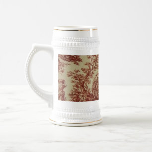Fransk Toile in Rosa Sejdel