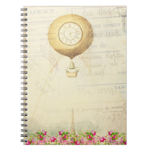 Fransk Travel Journal Anteckningsbok