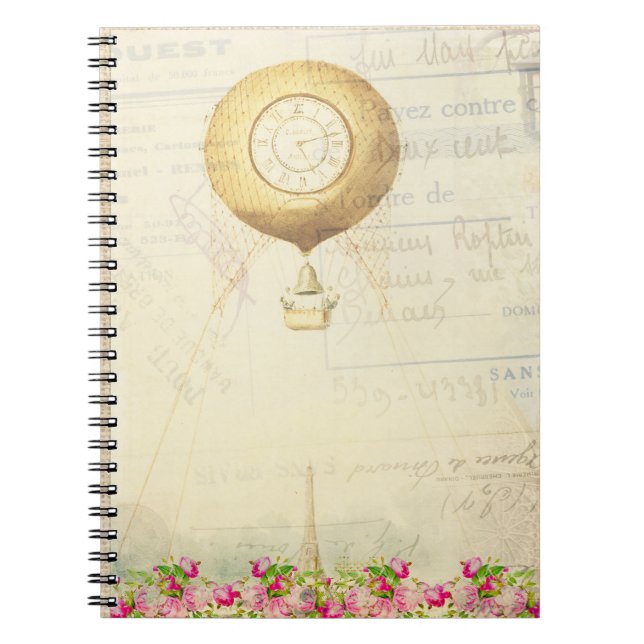 Fransk Travel Journal Anteckningsbok (Framsidan)