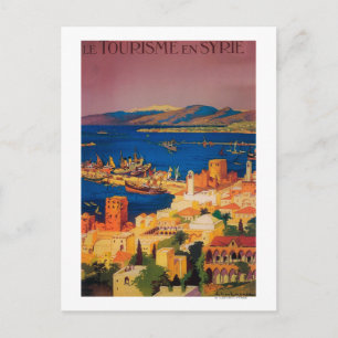 Fransk Travel Poster, Turkiet, Syrien Vykort