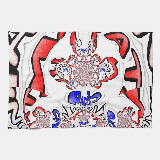 Fransk Twist Hakuna Matata: Unik kulturblandning Kökshandduk (Horisontell)