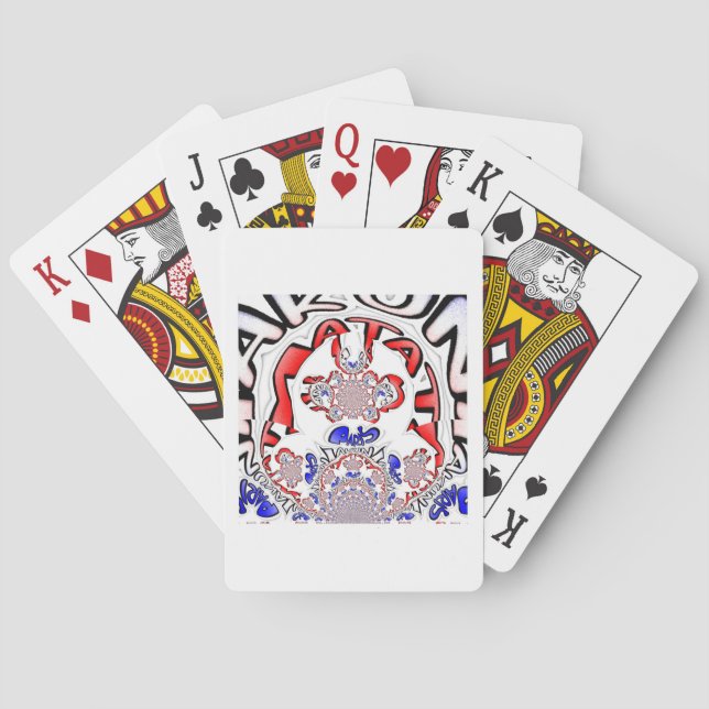 Fransk Twist Hakuna Matata: Unik kulturblandning Spel Kort (Baksidan)
